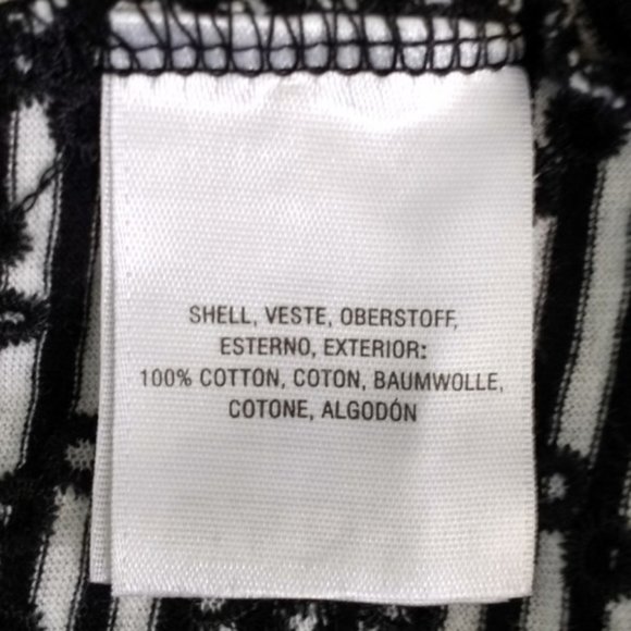 Anthropologie Postmark Bennett Eyelet Striped Top - Picture 8 of 9